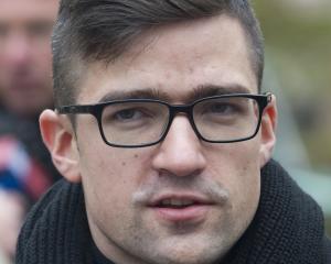 Martin Sellner, leader of the right-wing populist Identitarian movement of Austria. Photo: AP