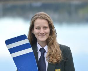 Bayfield High School year 12 pupil Eva Hofmans (16) at the inlet by the school last week after a...