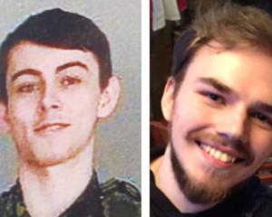 Bryer Schmegelsky (left) and Kam McLeod are suspected of killing three people. Photo: Reuters 