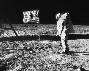 Buzz Aldrin on the moon. Photo: Getty Images 