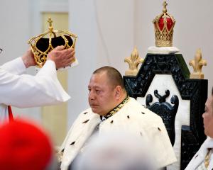 King Tupou VI at his coronation in 2015. Photo: Getty Images 
