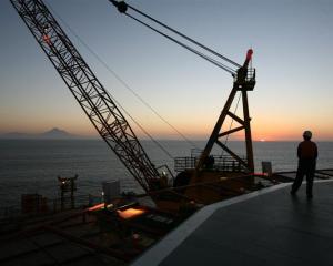 The hardware of the Taranaki oil and gas industry, offshore rigs and onshore processing stations.