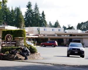 The Life Care Center of Kirkland where a number of seniors are at risk of novel coronavirus in...