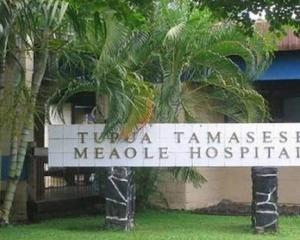 The patient is in a stable condition in TTM Hospital in Samoa. Photo via NZ Herald  