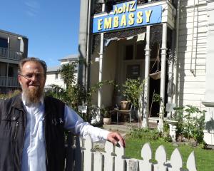 Paul Gourlie of the AoNZ Embassy and peace garden in Albany St says there has been an awakening...
