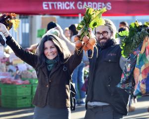 Henry Hatherly and his mum, Susie Hatherly, of Dunedin, enjoy being able to shop locally for...