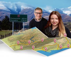 Videographer/Photographer Craig Baxter and reporter Daisy Hudson hit the road. Graphic: ODT