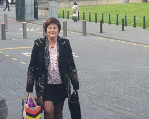 List MP Maureen Pugh arriving at Parliament Photo: RNZ 