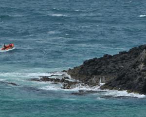 Inflatable rescue boat involved in a 2015 rescue at Bird Island, Tomahawk. FILE PHOTO: CHRISTINE...