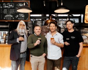 Cassels Brewing’s owner/director Alasdair Cassels, executive brewer Simon Bretherton, director...
