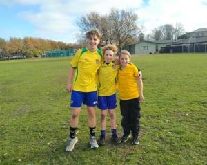 Josh, Bodhi and Lily Campbell were each awarded player of the day after their sports games. Photo...