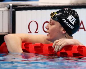 Sophie Pascoe after placing third in the backstroke final tonight, Photo: Getty Images 
