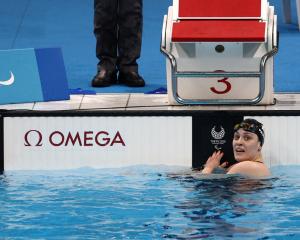 Sophie Pascoe finished fifth in the butterfly tonight but takes home four medals - two golds, a...