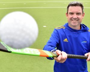 Otago Hockey general manager Andy McLean celebrates New Zealand Hockey’s decision to stage the...