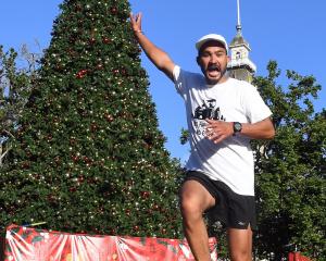 Harjinder Singh Chander spent Christmas Day running around Dunedin’s Octagon in support of...