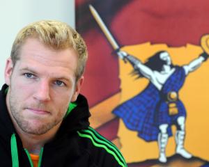 James Haskell during his days for the Highlanders. Photo: Gerard O'Brien/ODT 