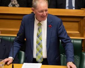 Retiring National MP Nick Smith during his valedictory speech in Parliament in June this year....