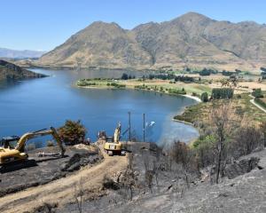 Aurora Energy had to repair and replace multiple power poles in the Emerald Bay area near Wanaka...