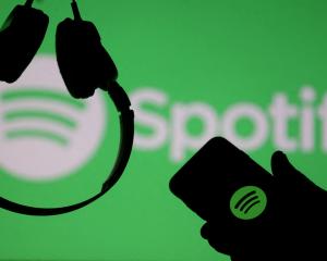 Spotify stock image. Photo:Reuters