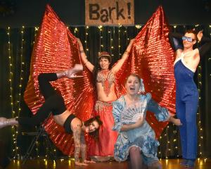 Ready to show off their performance for The Haberdashery cabaret show as part of the Dunedin...