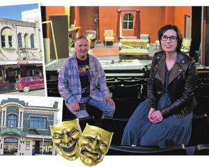(Clockwise from top right) Sitting in the Playhouse Theatre, one of Dunedin’s three theatres in a...