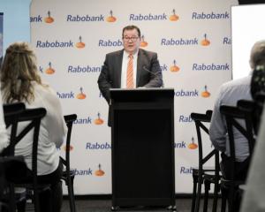Finance Minister Grant Robertson giving a pre-budget speech to a business audience in Wellington...