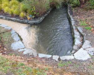 Silt escaped from Youghal St into Bullock Creek on April 12 during a 12mm rainfall. PHOTO:...