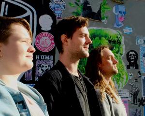The Hyporeal team includes (from left) Casey Cherry, Josiah Hunt and Tom Jensen who are creating...