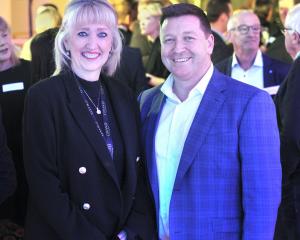 Grand Casino chief executive Dominique Dowding and Business South chief executive Mike Collins...