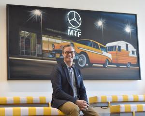 MTF Finance chief executive Chris Lamers in the company’s head office in Great King St, Dunedin....