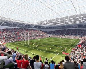 An artist's impression of Canterbury's multi-use arena. Image: Supplied