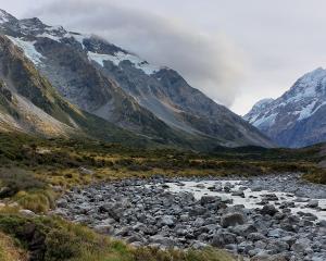Aoraki/Mt Cook looms above the Hooker Valley. PHOTO: CLARE FRASER