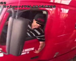 The alleged driver of a truck carrying dozens of migrants, identified by Mexican immigration...
