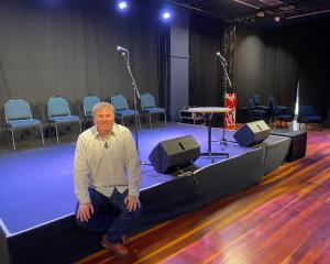 Dunedin Fringe Arts Trust director Gareth McMillan is pleased with how Te Whare o Rukutia theatre...