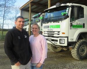 Jon and Anna Jackson have been refining the use of technology by their company, Jackson Spreading...