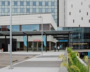The Christchurch Hospital ED entrance in the Waipapa building. Photo: Star News