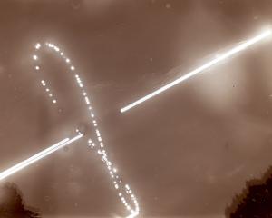 The elongated figure of eight is called a solar analemma. IMAGE: IAN GRIFFIN