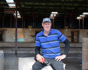 West Otago A&amp;P Society junior vice-president Bruce Weller, of  Waikoikoi, is set for show day...