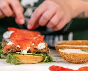 Of the fake meats, the salmon was probably the best-tasting; it looked good, too. PHOTO: GETTY