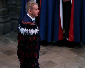 Prime Minister Chris Hipkins at the Coronation. Photo: Getty Images