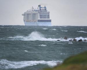 Ovation of the Seas was set to be the last cruise ship this season to visit Dunedin, but it had...