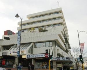 The Civic Centre seen from the Octagon. Photo ODT files