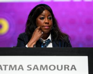 Fifa secretary-general Fatma Samoura attends the 72nd Fifa Congress in Doha in March last year....