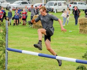 MG Young Farmer of the Year grand finalist Hugh Jackson competes in the Otago-Southland regional...