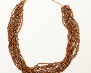 The ant “egg” necklace from Africa. PHOTO: SUPPLIED