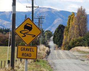 A refrain when a gravel road, like this one near Wānaka, is spotted. PHOTO: ODT FILES