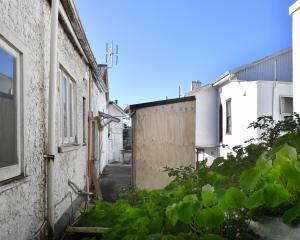 The outside toilet of a Dunedin city boarding house used by ageing tenants. Photo: Stephen Jaquiery