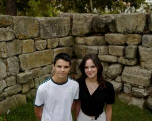Andre (L) and Sofia Oliveira are among a group of six people who have taken climate change action...