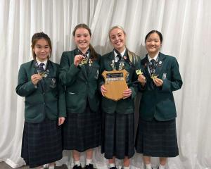 The Columba badminton team won the New Zealand division 2 tournament to be undefeated this year...