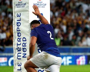 Samoa's Sama Malolo after the match. Photo:  Reuters 